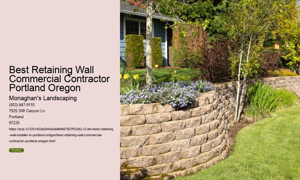 Best Retaining Wall Commercial Contractor Portland Oregon